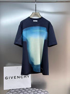 Givenchy - Blurred Graphic T-Shirt in Navy Blue