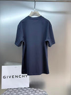 Givenchy - Blurred Graphic T-Shirt in Navy Blue