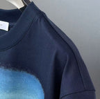Givenchy - Blurred Graphic T-Shirt in Navy Blue