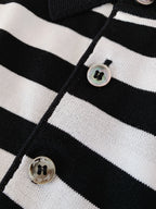 Loro Piana - Striped Silk & Cotton Knit Polo Shirt