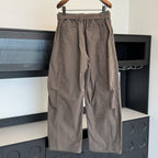 Maison Mihara Yasuhiro - Wide-Leg Pleated Trousers with Integrated Belt – Taupe