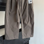 Maison Mihara Yasuhiro - Wide-Leg Pleated Trousers with Integrated Belt – Taupe
