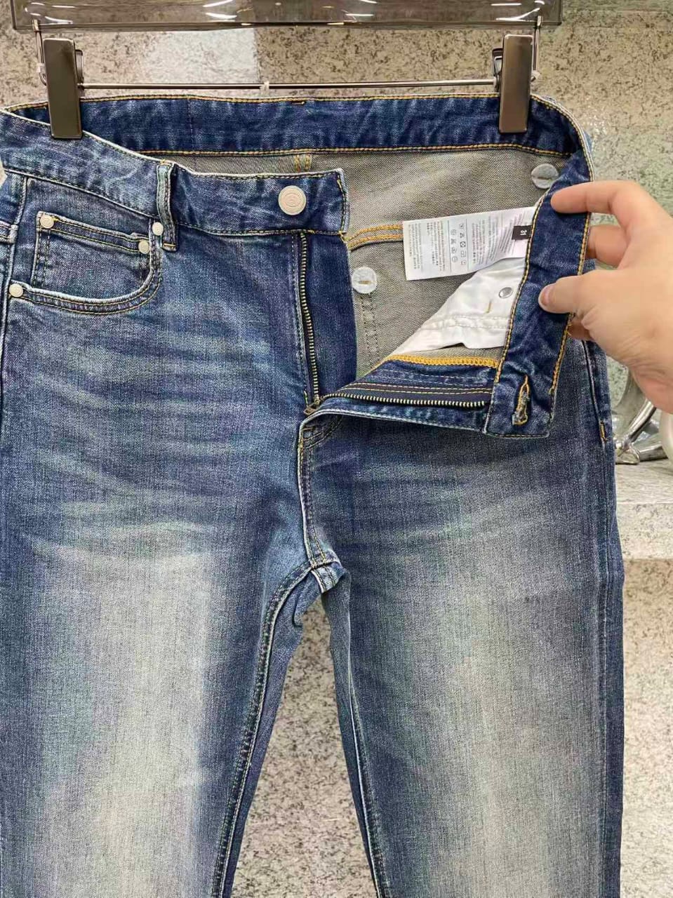 Hermès - Classic Slim-Straight Denim Jeans in Vintage Wash