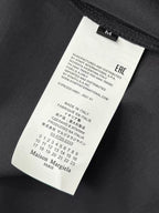 Maison Margiela - Ribbed-Collar Numerical Logo Tee in Charcoal