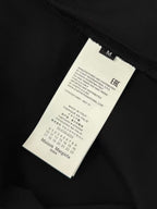 MM6 Maison Margiela - Ribbed-Neck Numerical Logo Tee in Black