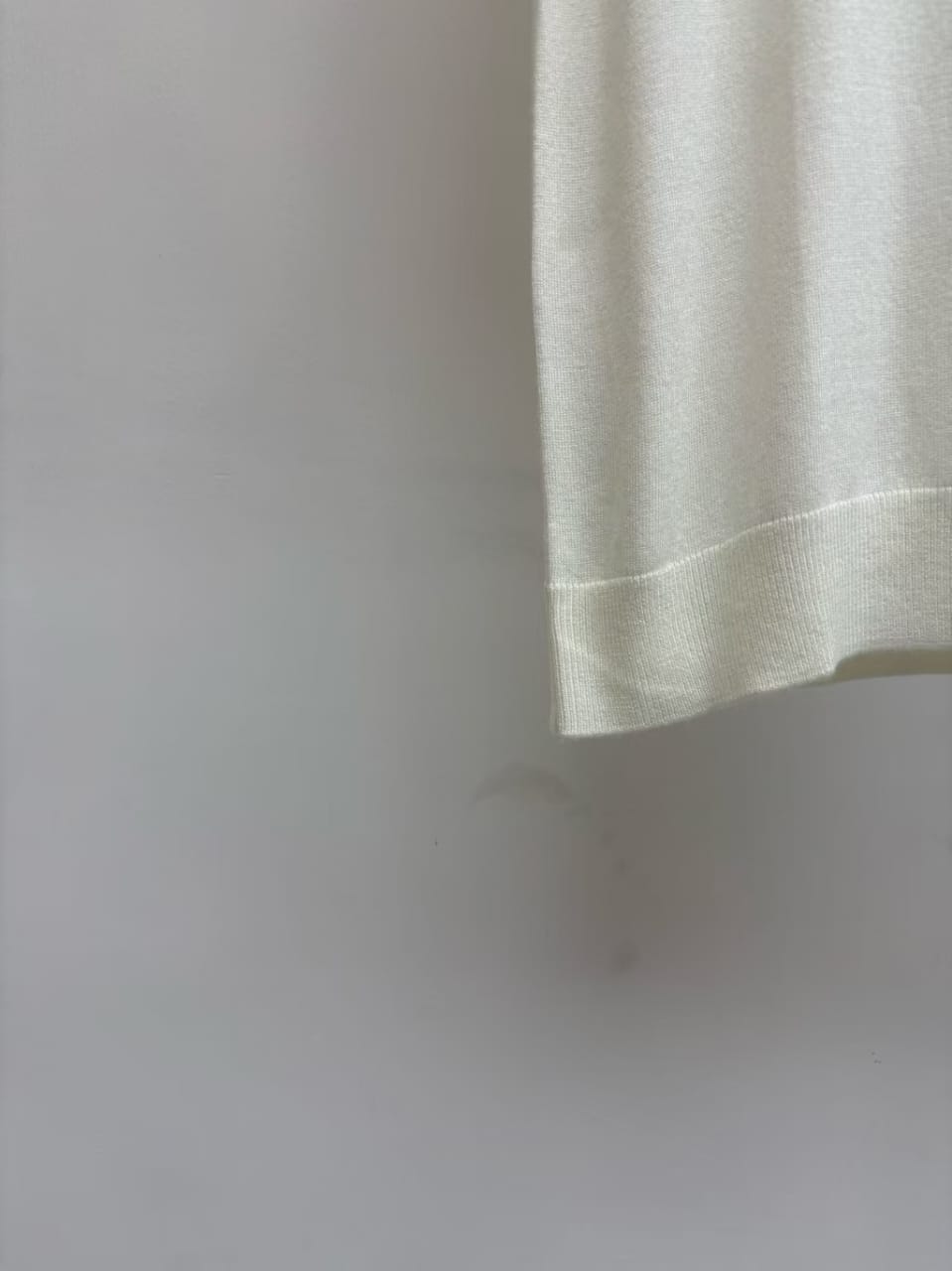 ZEGNA - Luxury Silk-Cotton Short-Sleeved Knit in Off-White