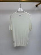 ZEGNA - Luxury Silk-Cotton Short-Sleeved Knit in Off-White