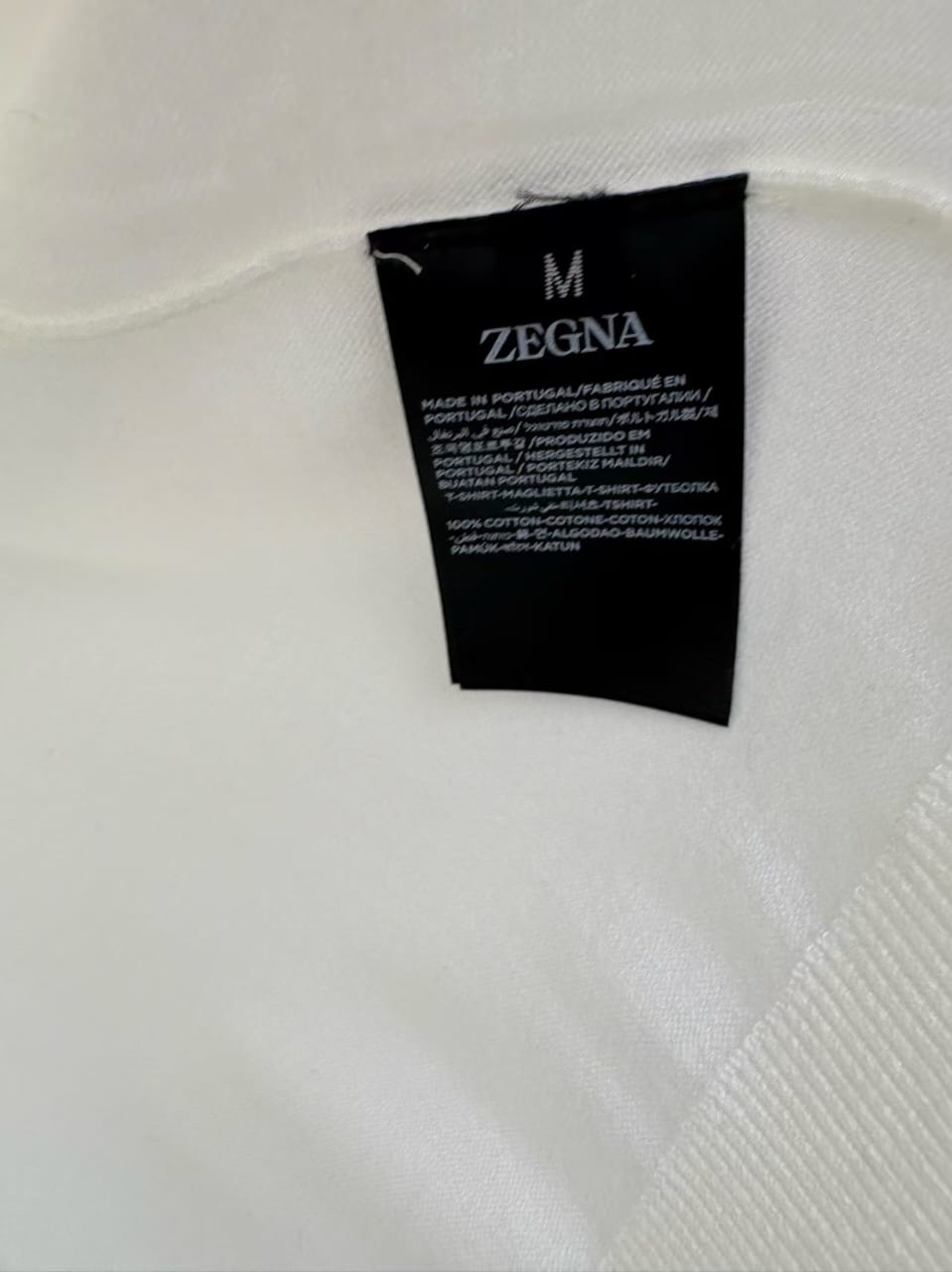 ZEGNA - Luxury Silk-Cotton Short-Sleeved Knit in Off-White