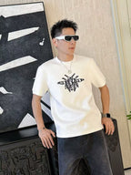 Dior x KAWS - Bee Embroidered Oversized T-Shirt - Optic White
