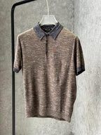 Loro Piana - Mélange Silk & Cotton Knit Polo - Earth Brown