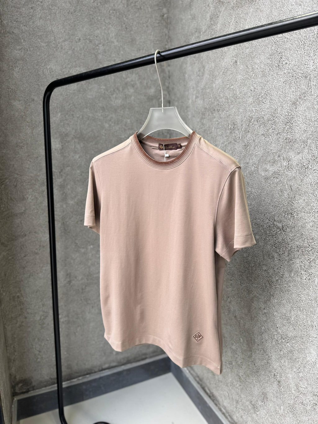 Loro Piana - Cotton & Silk Crewneck T-Shirt - Desert Rose