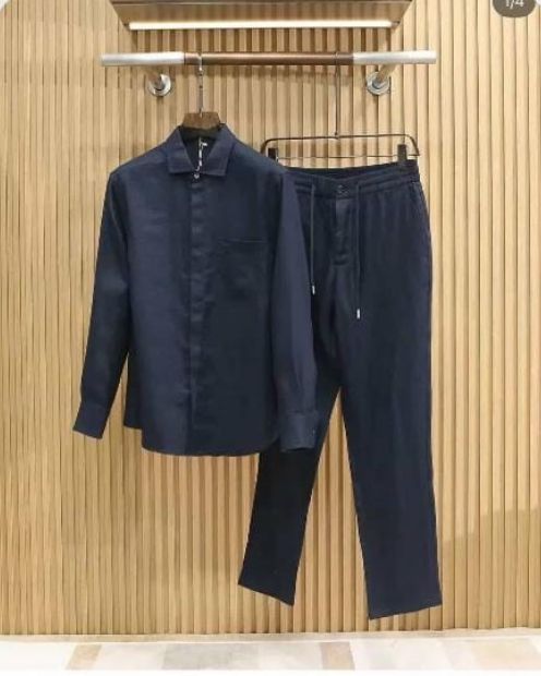 Loro Piana - André Shirt & City Leisure Trousers Set - Deep Navy