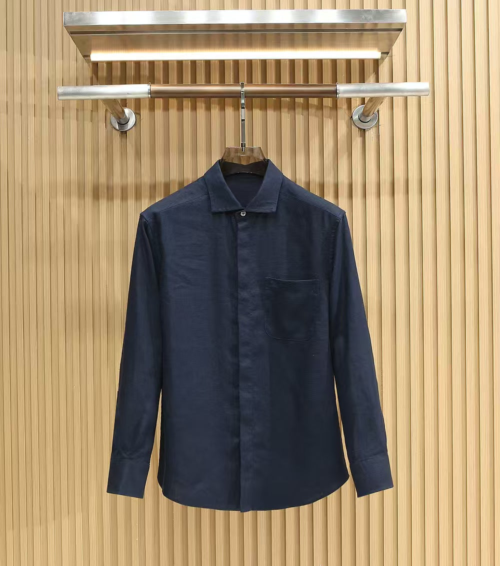 Loro Piana - André Shirt & City Leisure Trousers Set - Deep Navy