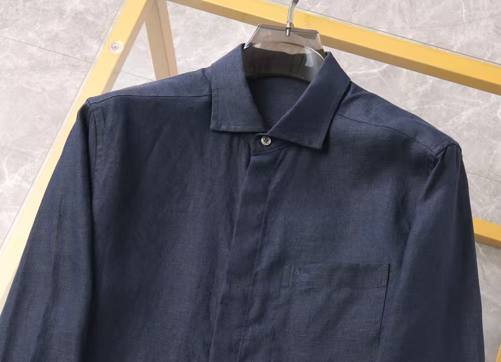 Loro Piana - André Shirt & City Leisure Trousers Set - Deep Navy