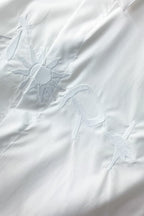 Dior - Embroidered "Celestial" Cotton Poplin Shirt - Optic White