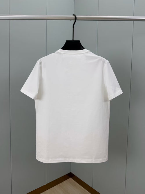 Balmain - "Is An Attitude" Distressed Graphic T-Shirt - Optic White