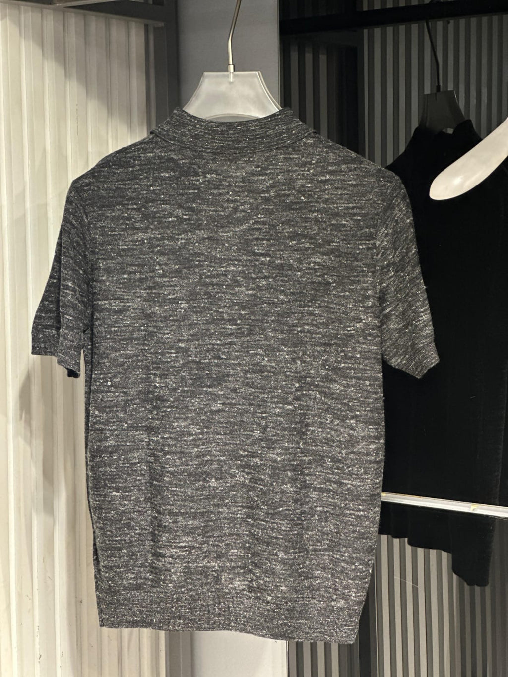 Loro Piana - Charcoal Mélange Silk & Cotton Knit Polo