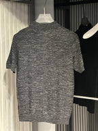 Loro Piana - Charcoal Mélange Silk & Cotton Knit Polo