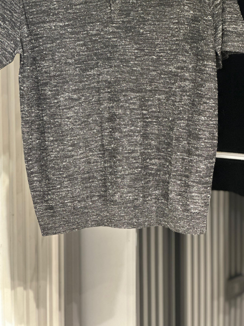 Loro Piana - Charcoal Mélange Silk & Cotton Knit Polo