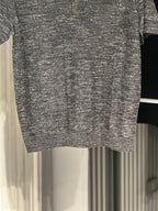 Loro Piana - Charcoal Mélange Silk & Cotton Knit Polo