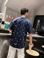 Louis Vuitton - Embroidered Monogram & Animals Cotton T-Shirt - Midnight Navy
