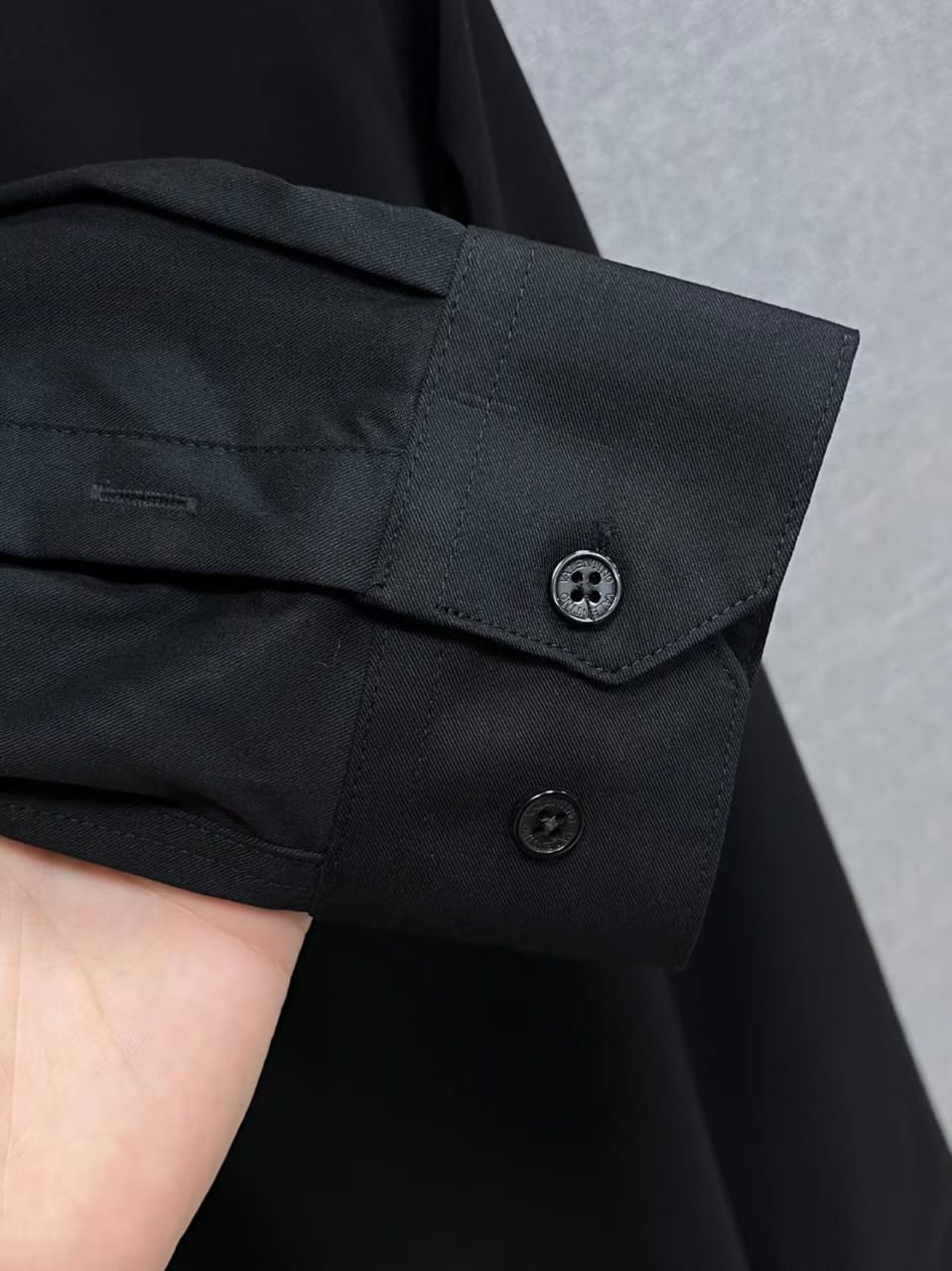 Louis Vuitton - Hand-Beaded Monogram Evening Shirt - Midnight Black