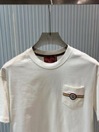 Gucci - Interlocking G Web Stripe Pocket T-Shirt – Heritage Cotton Jersey