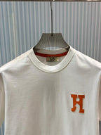 Hermès - "H" Patch Cotton Jersey T-Shirt – Signature Heritage Essential