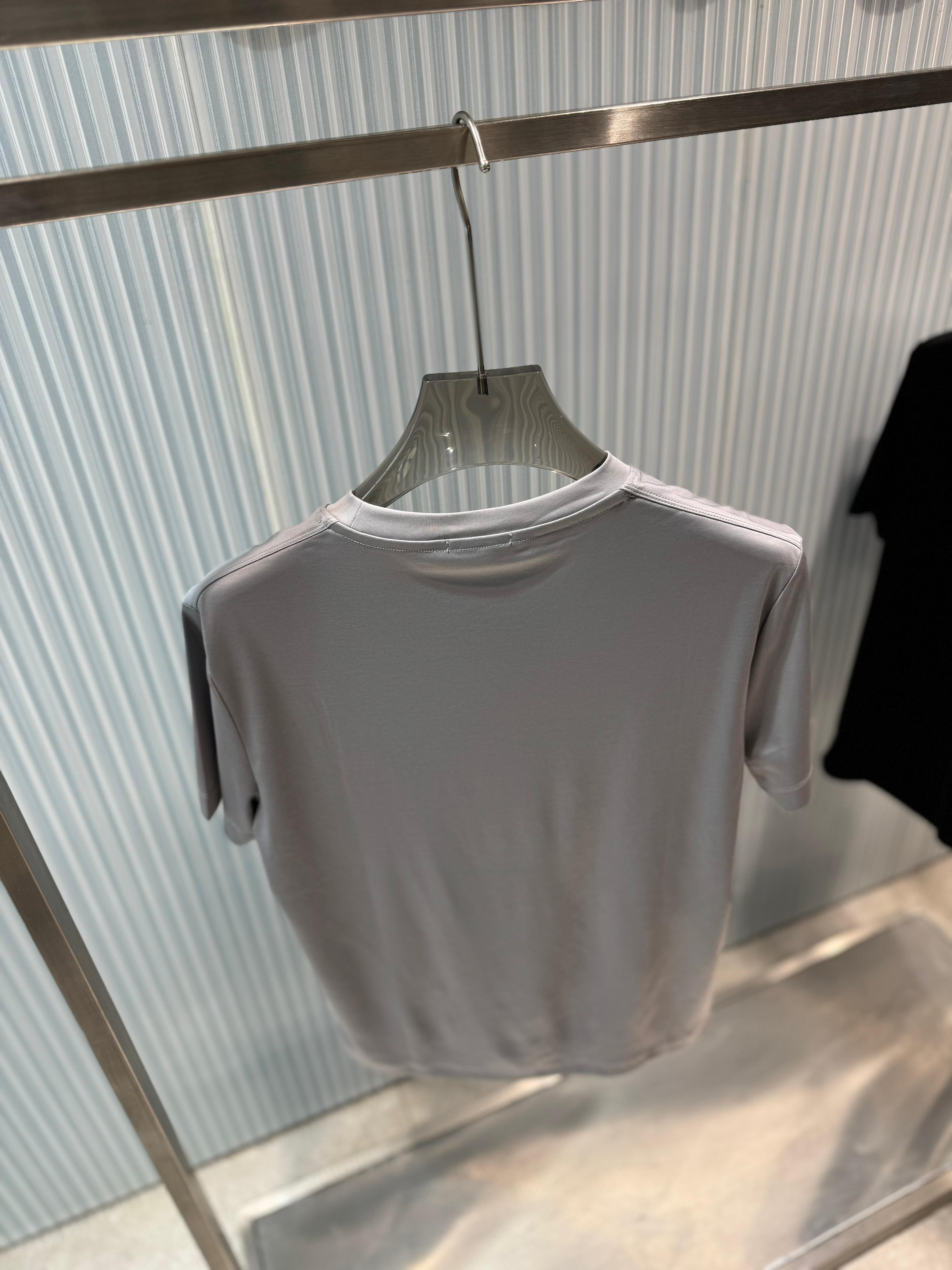 Brioni - Embroidered Logo Cotton Jersey T-Shirt – Premium Essential