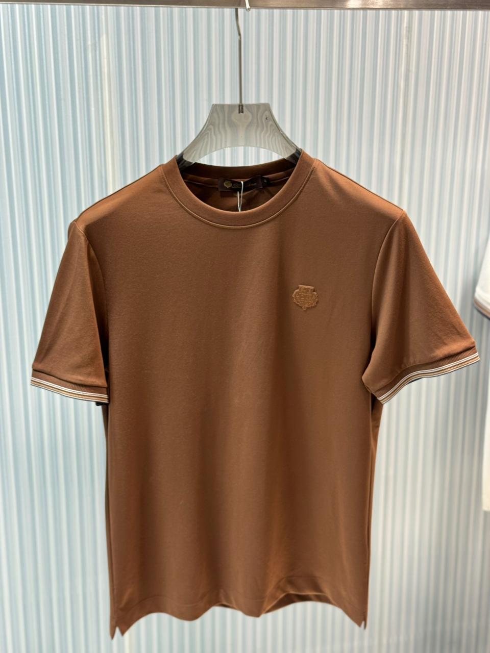 Loro Piana - Crest-Embroidered Cotton T-Shirt – Contrast Cuff Edition