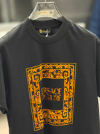 Versace - Gold Baroque Black T-Shirt