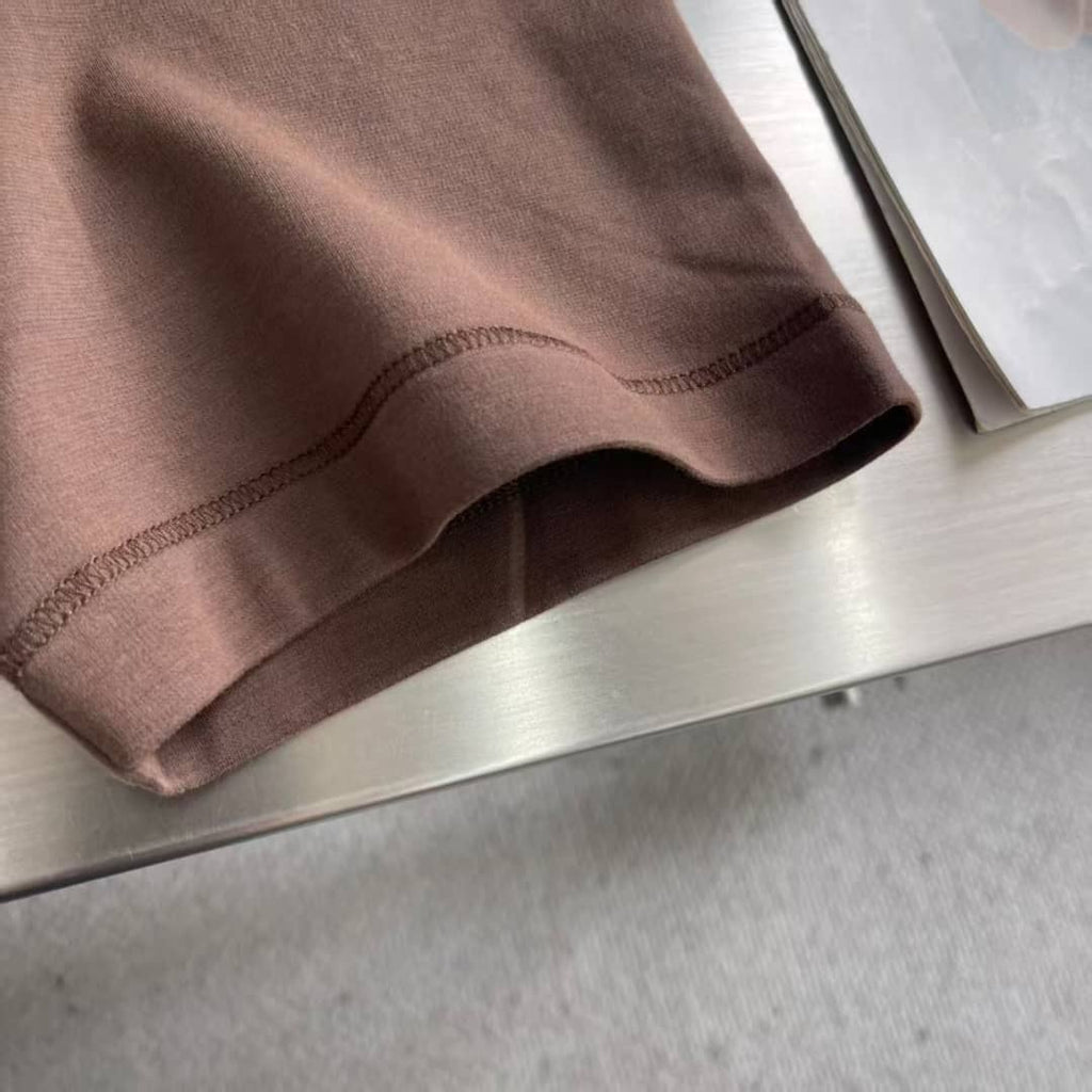 Zegna - Premium Fine Cotton Pocket T-Shirt, Brown