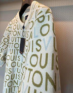 Louis Vuitton 0 All-Over Logo Knit T-Shirt - Cream