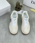 Dior - B57 Low-Top Sneaker in Cream and White Dior Oblique Jacquard
