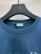 Christian Dior - Couture Embroidered T-Shirt in Petrol Blue