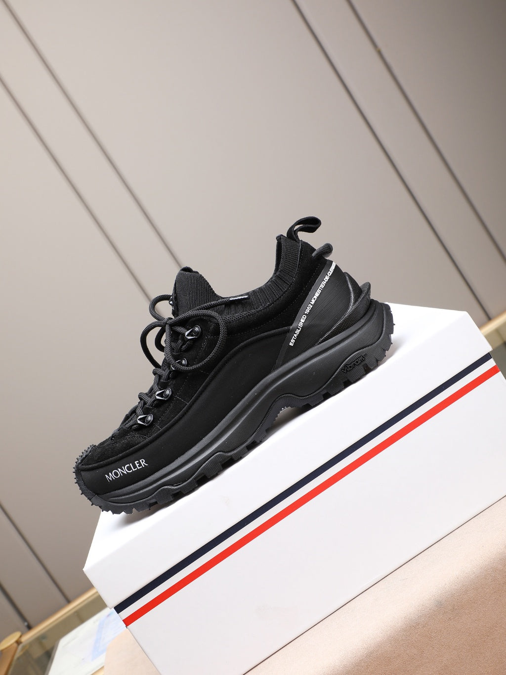 Moncler - Trailgrip GTX Low-Top Sneakers - Triple Black