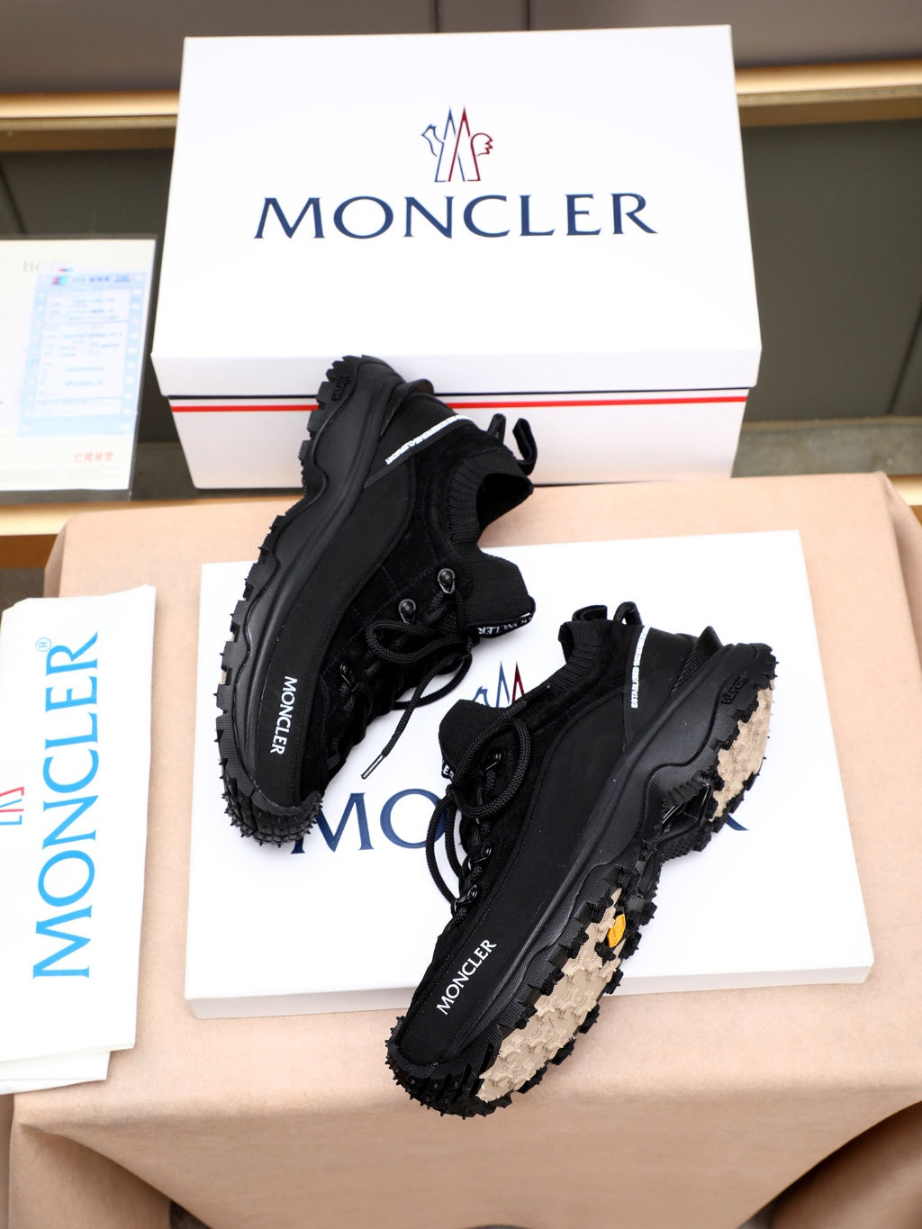 Moncler - Trailgrip GTX Low-Top Sneakers - Triple Black