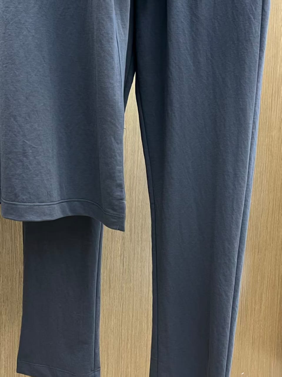 Zegna - Premium Cotton Jersey T-Shirt and Trousers Set – Slate Grey with Signature Trim