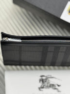 Burberry - Check and Leather Medium Handbag