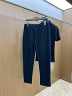 Hermes - Men’s Elite Knit Quarter-Zip Polo and Tailored Jogger Set – Deep Navy