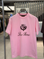 Loro Piana - Cotton T-Shirt with Crest Logo Embroidery