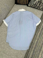 Louis Vuitton - Striped Short-Sleeve Shirt and Shorts Matching Set