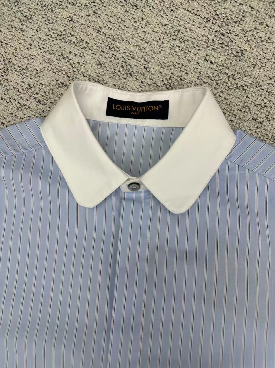 Louis Vuitton - Striped Short-Sleeve Shirt and Shorts Matching Set