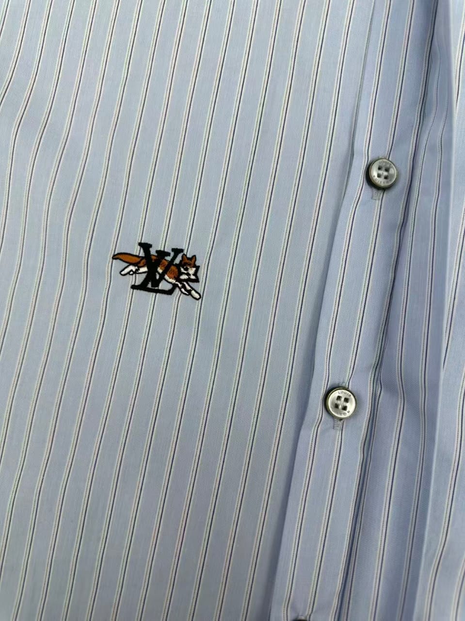 Louis Vuitton - Striped Short-Sleeve Shirt and Shorts Matching Set
