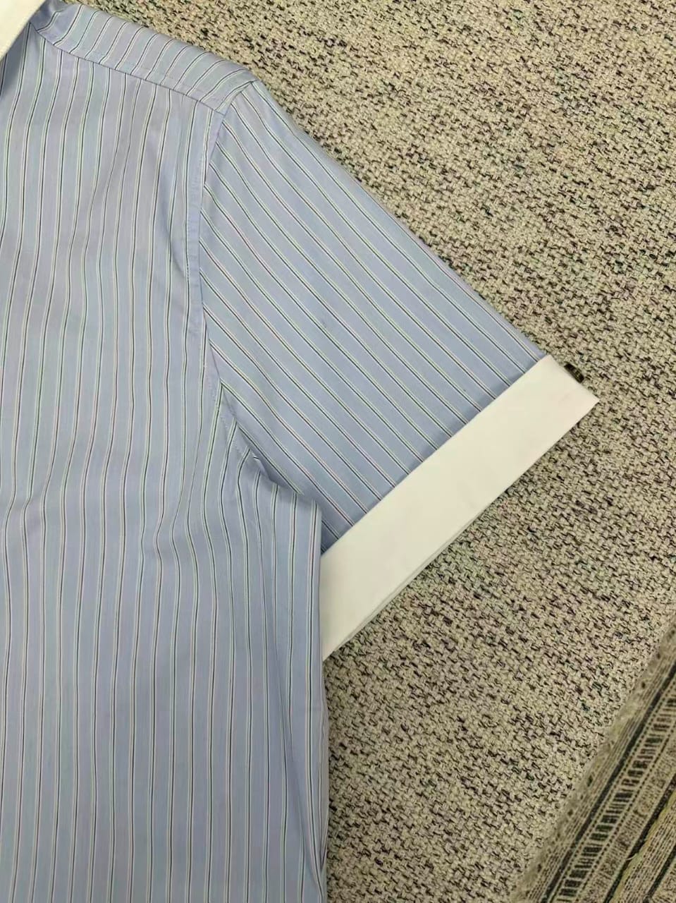 Louis Vuitton - Striped Short-Sleeve Shirt and Shorts Matching Set
