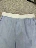 Louis Vuitton - Striped Short-Sleeve Shirt and Shorts Matching Set