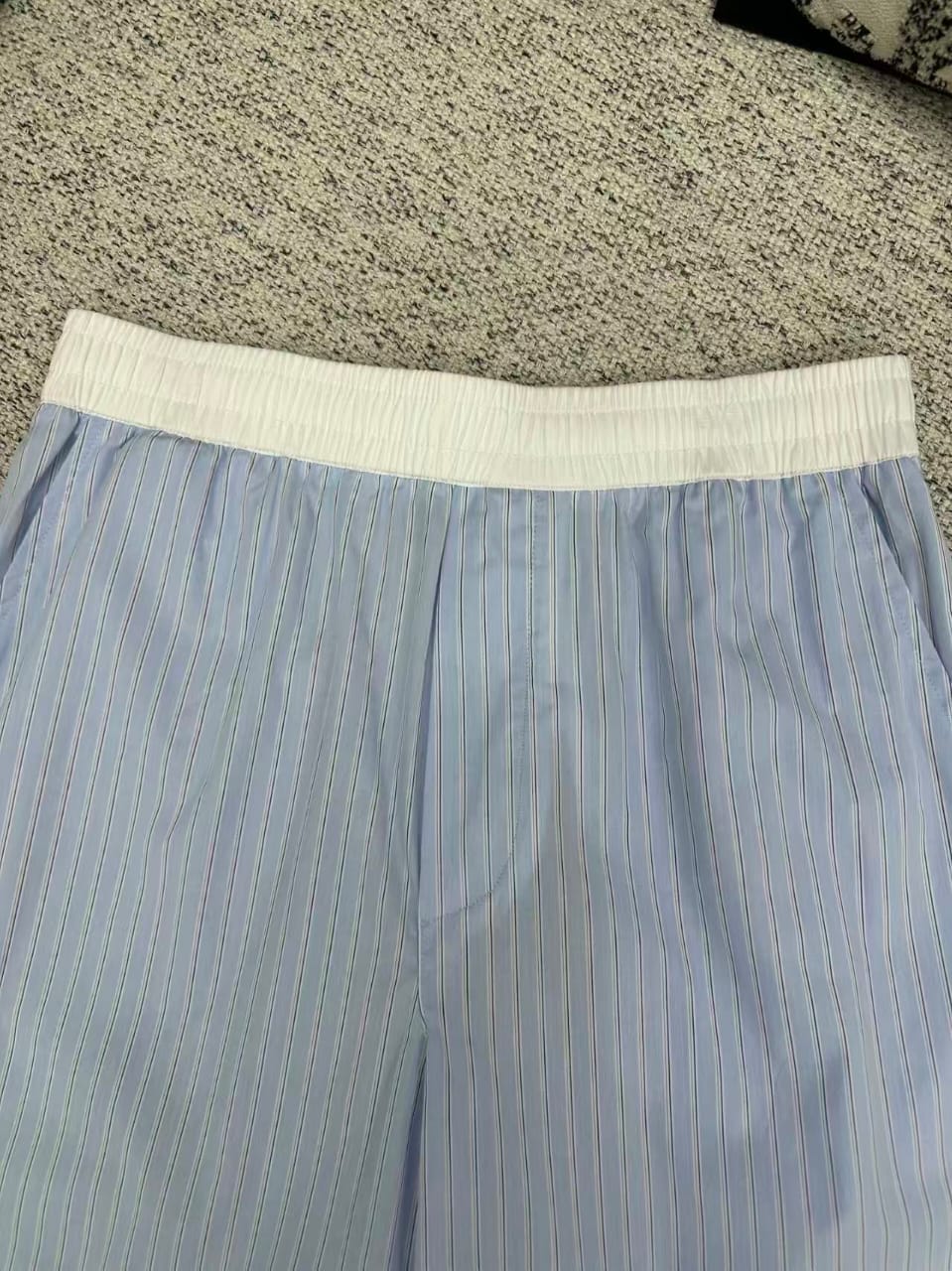 Louis Vuitton - Striped Short-Sleeve Shirt and Shorts Matching Set