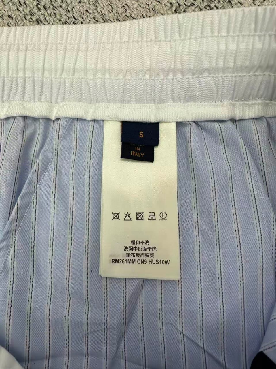 Louis Vuitton - Striped Short-Sleeve Shirt and Shorts Matching Set