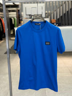 Dolce & Gabbana - Cotton T-Shirt with Enamelled Logo Plate