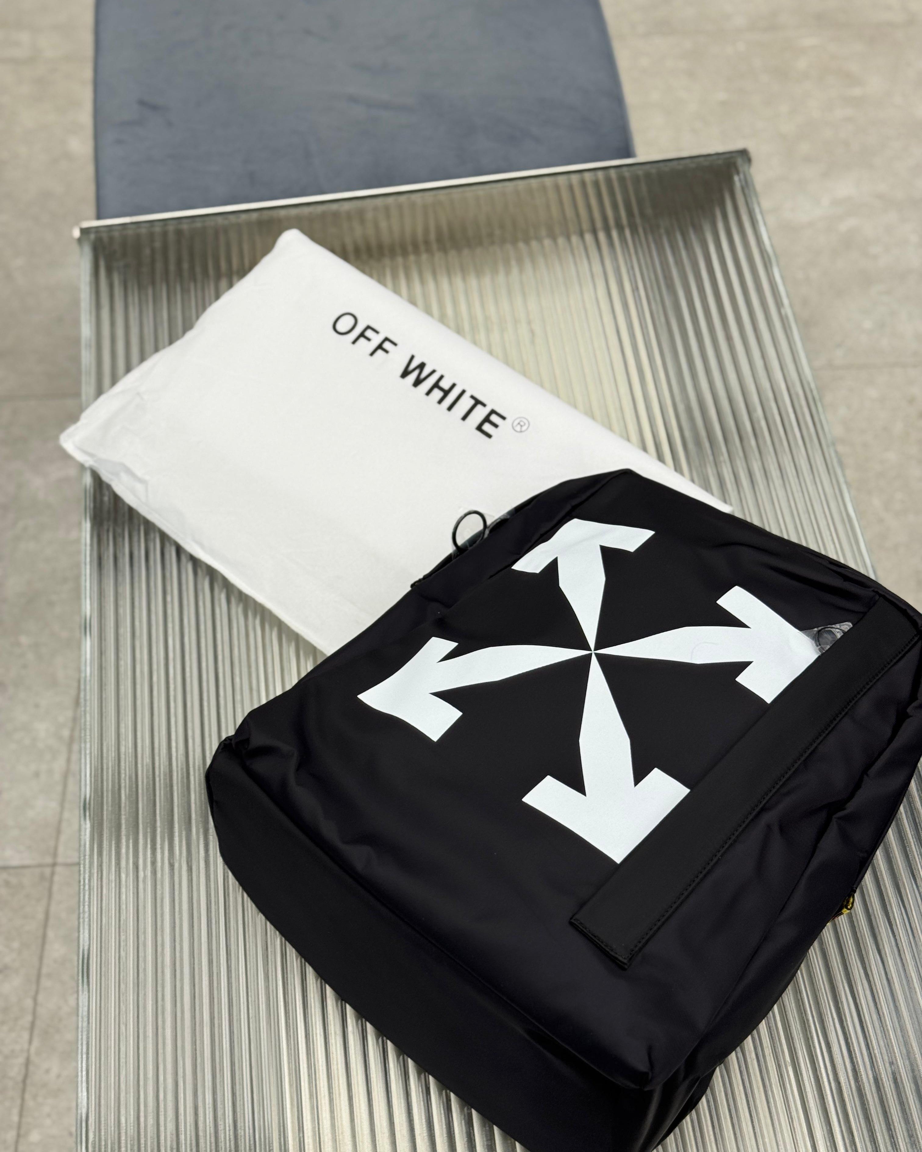 Off-White - Arrows Nylon Backpack in Black